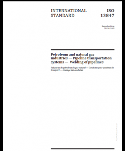 دانلود استاندارد ISO 13847 ویرایش 2013