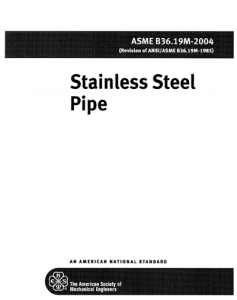 استاندارد ASME B36.19 2004