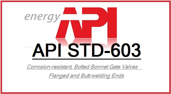 دانلود استاندارد API STD 603