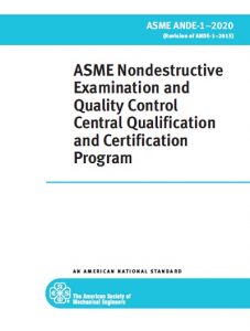 دانلود استاندارد ASME ANDE-1 ویرایش 2020