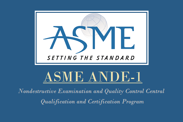 دانلود استاندارد ASME ANDE-1