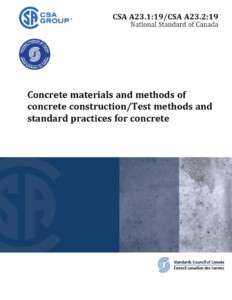 دانلود استاندارد CSA-A23.1+A23.2-2019